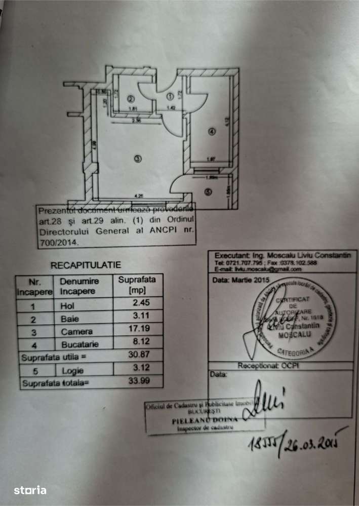 Garsoniera - Loc De Parcare - Ozana - Metrou 1 Decembrie La 10 Min.-6