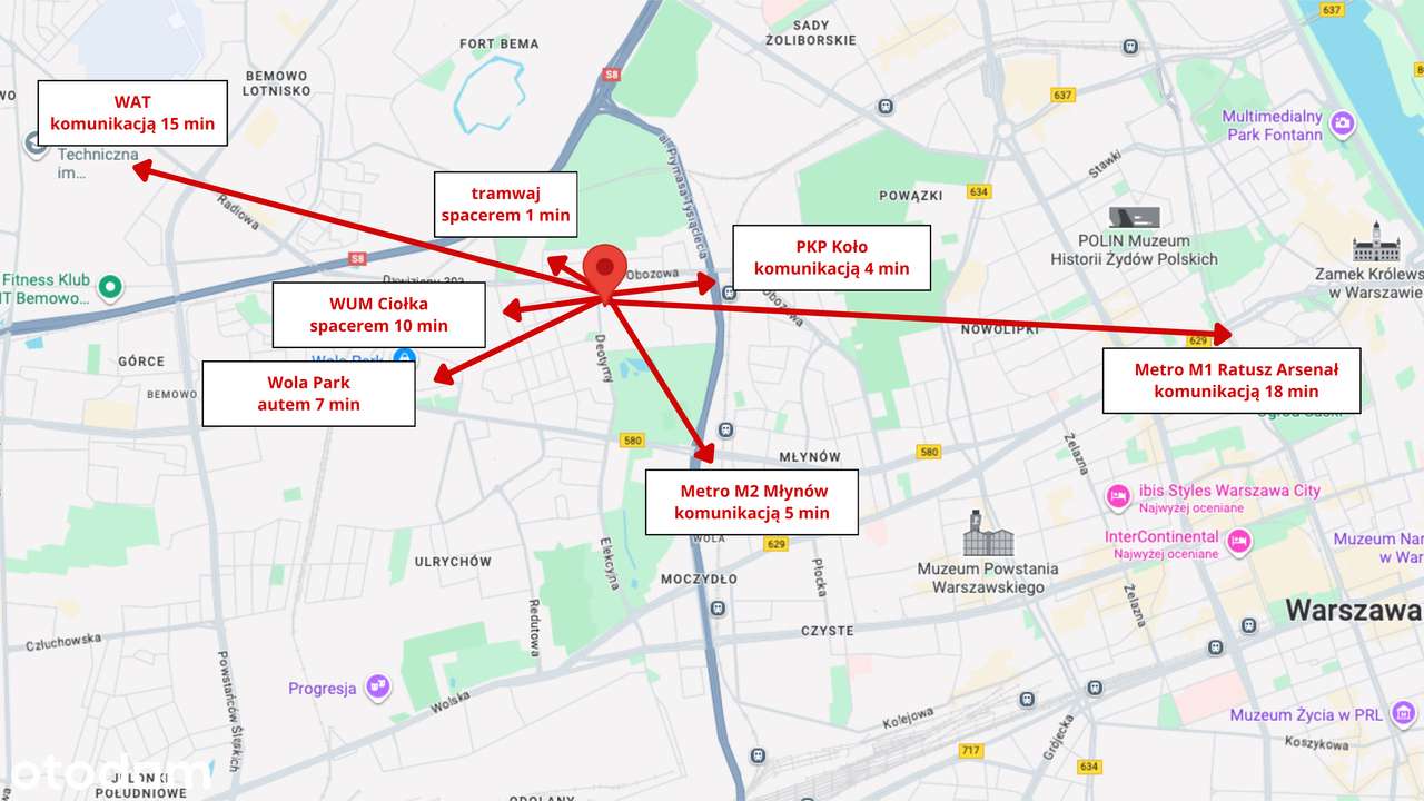 M2 Młynów, 2 kawalerki po remoncie: inwestycja! gotowiec WAT, AWF, WUM - Pełny obrazek: 5/19