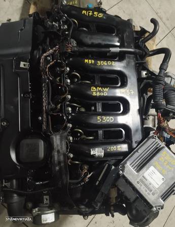 Motor Bmw 530D 218cv M57 bloco ferro E60 306D2 caixa velocidades 6HP-26 - 1