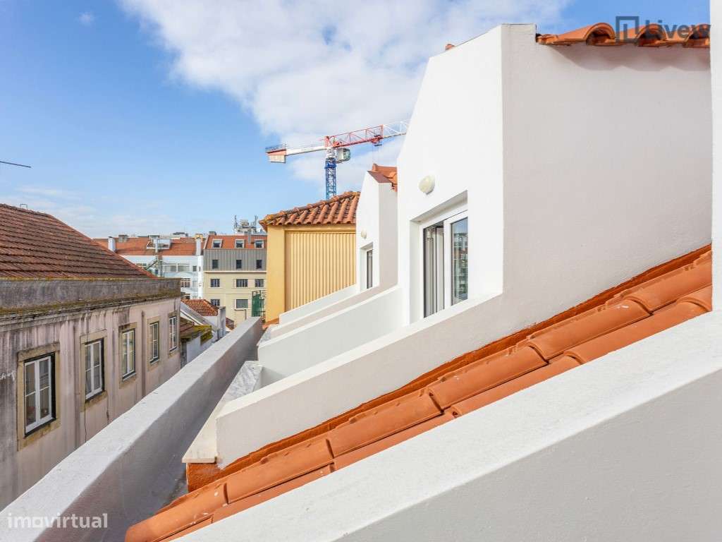 Penthouse T1 exclusiva com varandas junto à Av. Liberdade - Grande imagem: 4/22