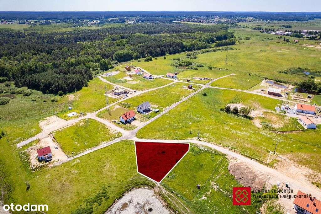 Jonkowo – działka budowlana 1022 m² + staw-5