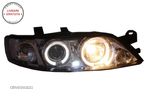 Faruri Opel Vectra B (1998-2002) Pozitie Angeleyes Negru Facelift- livrare gratuita - 5