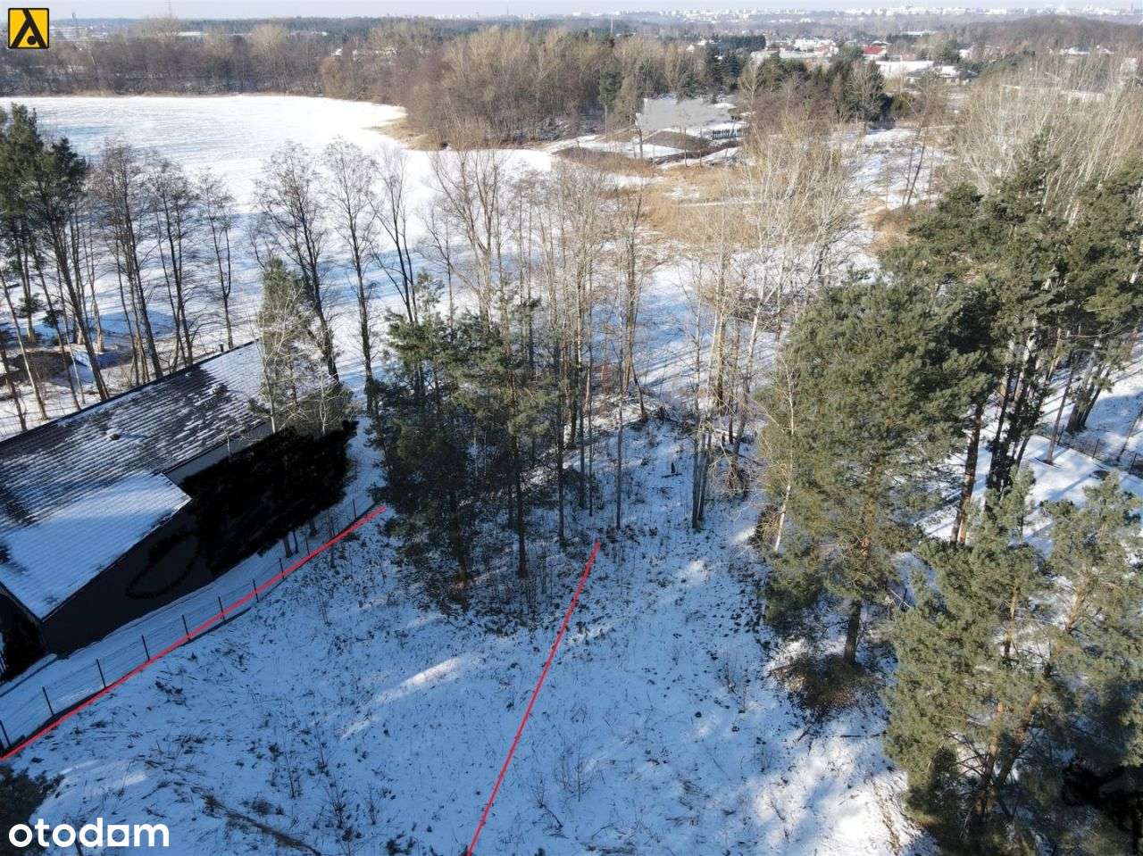 Działka nad Jeziorem Nagus z linią brzegową-2