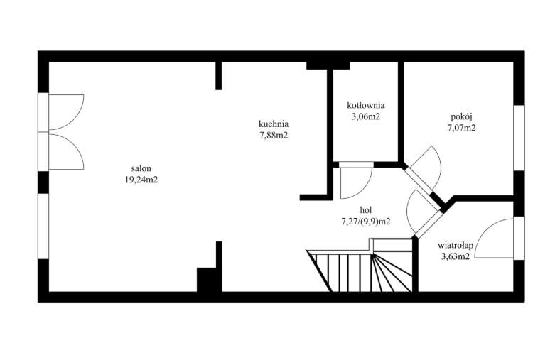 Domy w zabudowie szeregowej okolice Wieliczki - Pełny obrazek: 4/8