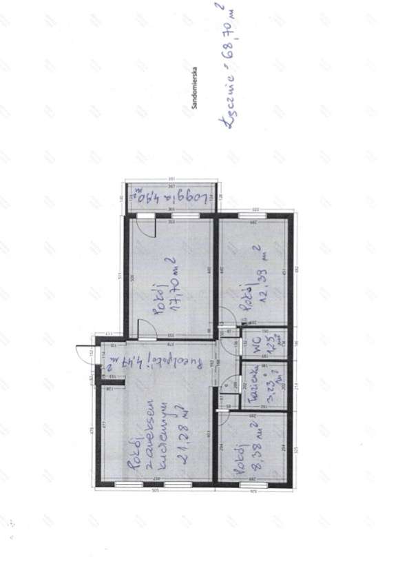 Tylko u nas 4 pokoje Bydgoszcz ul. Sandomierska-16