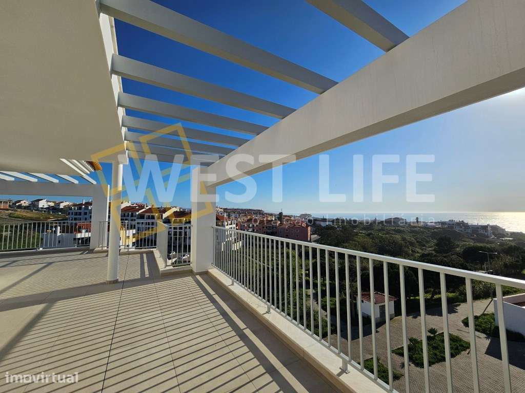 Penthouse T3 com 3 suítes e terraço com magnifica VISTA MAR - Ericeira-13