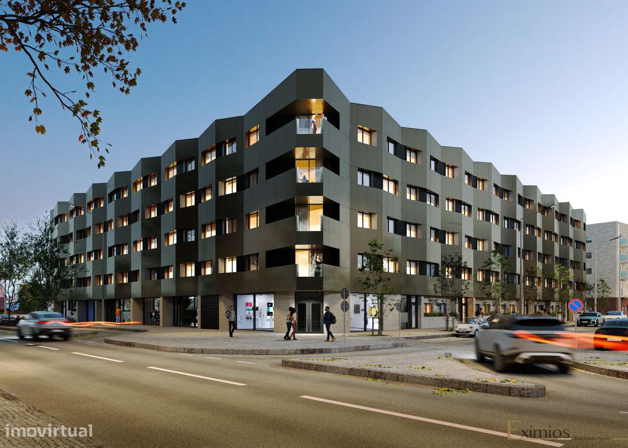 Apartamento T3 Em Construcao Com Garagem Situado Em Vila Do Conde