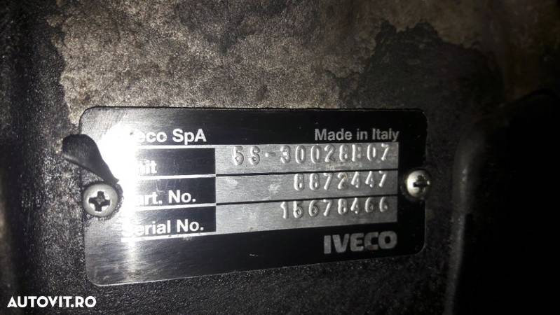 Cutie viteza manuala 2,3 motorizare pentru Iveco Daily Euro 4 (2006-2011) an fabricatie - 8