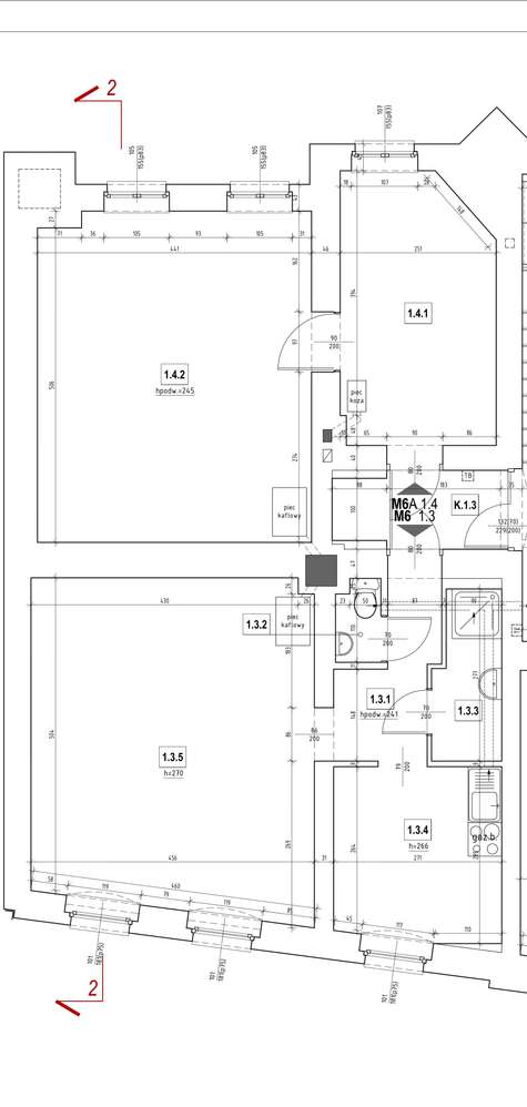 Duże mieszkanie podzielone na 2 niezależne lokale - ul. Gliwicka 172.-6