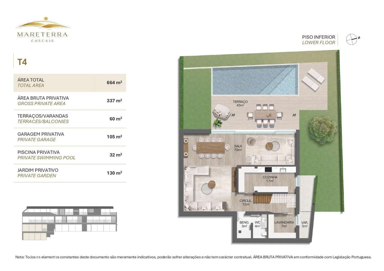Apartamento T4 com piscina, Cascais-11