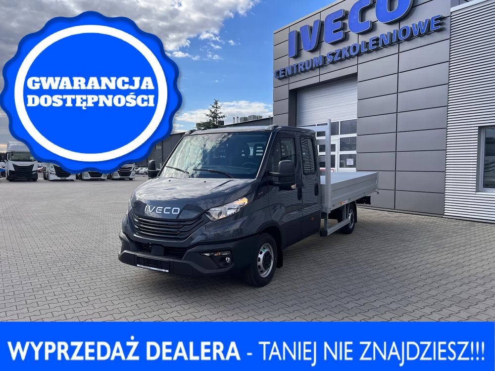 Iveco BRYGADÓWKA DOSTĘPNA OD RĘKI,DOKA silnik 3.0,kamera cofania, hak 3,5t,fotel amortyzowany, klimatyzacja,