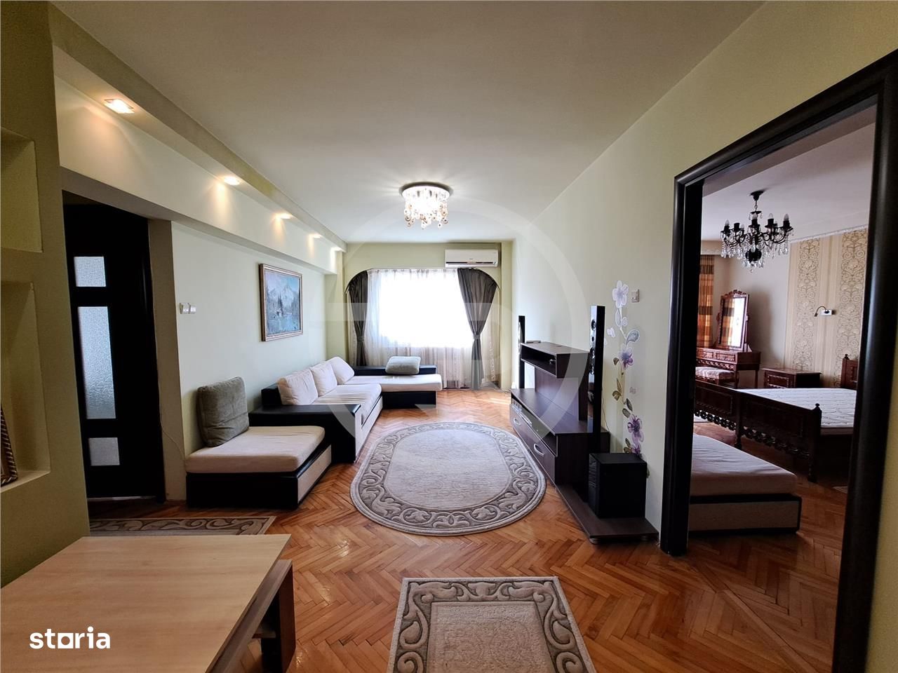 Apartament cu 3 camere, mobilat si utilat, situat in cartierul Marasti