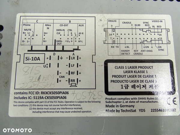 RADIO NAVIGACJA NAVI 3C0035279C VW PASSAT B7 CC TIGUAN I 5N GOLF VI - 10