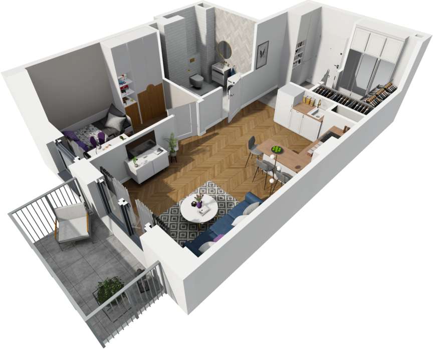 Garaż w cenie***Centrum w 16 minut**Pełna oferta - Pełny obrazek: 5/6