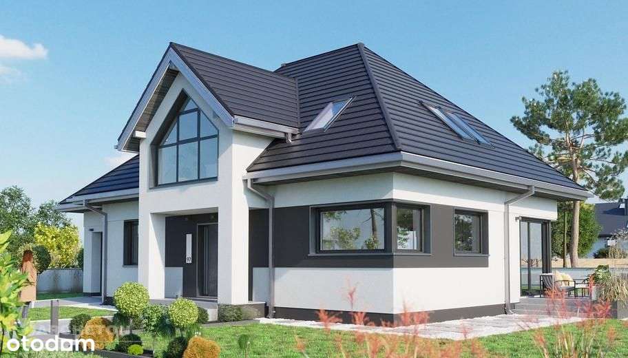 Dom, który łączy elegancję z przestrzenią - Zerzeń - Pełny obrazek: 2/10