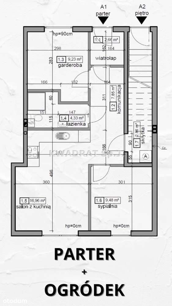 Kępno - mieszkanie o pow 56,31m2 + poddasze balkon-5