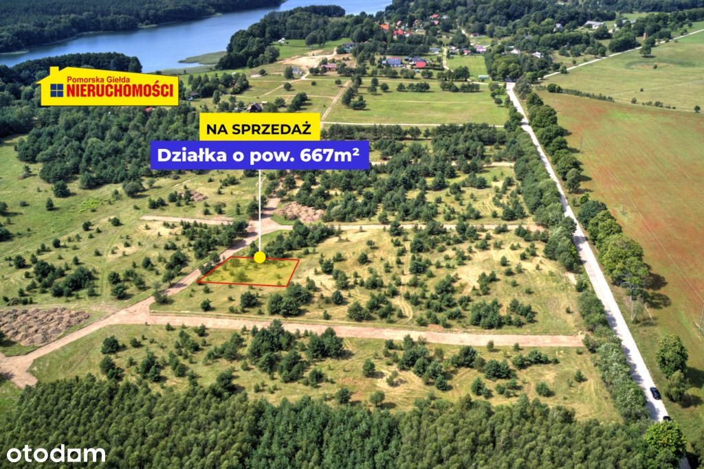 Działka rekreacyjna nad jeziorem Dołgie