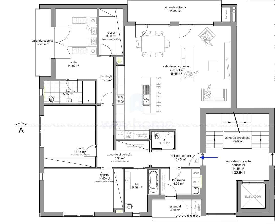 Apartamento T3 | Construção contemporânea | Lourinhã-25