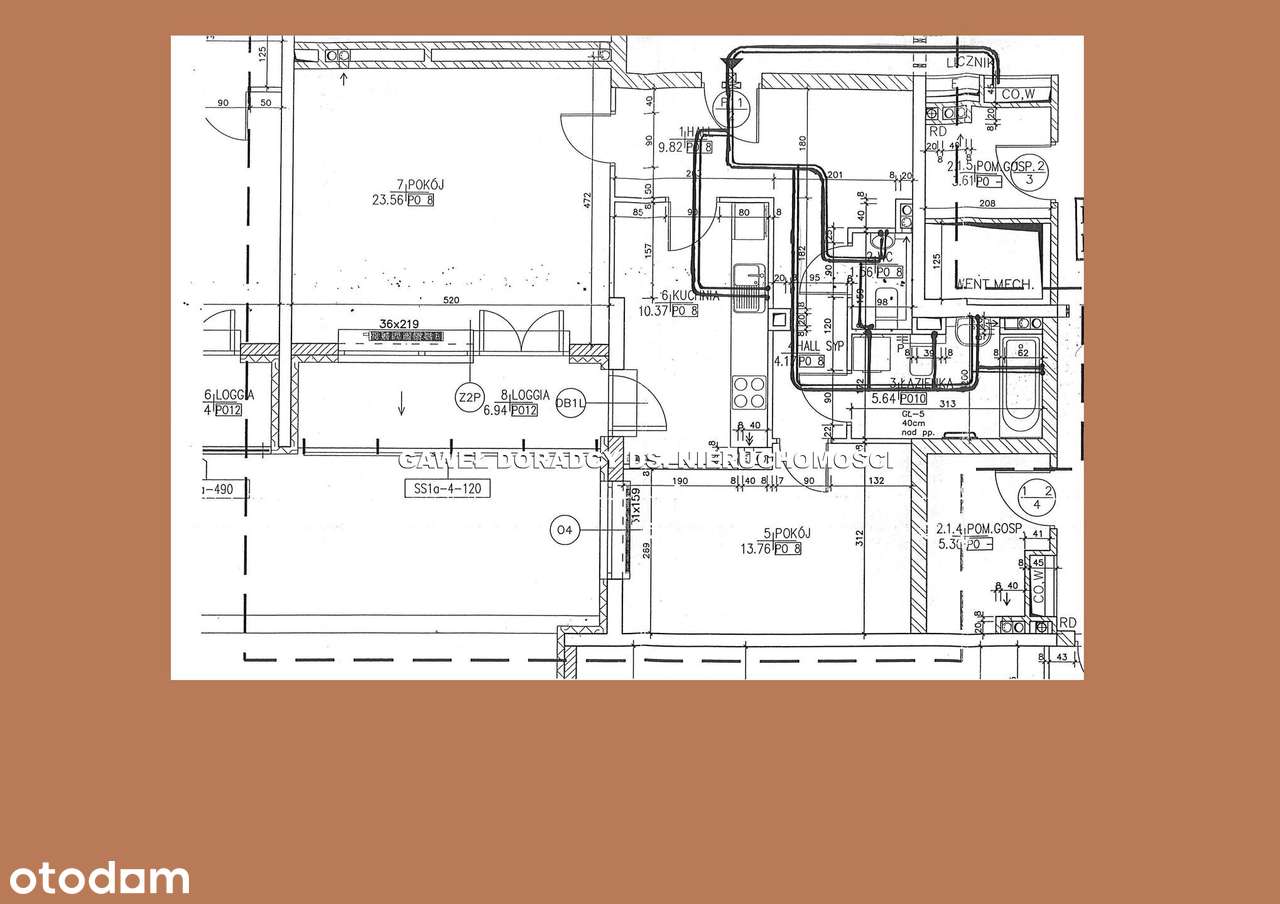 Nowoczesny budynek na Mokotowie.-9