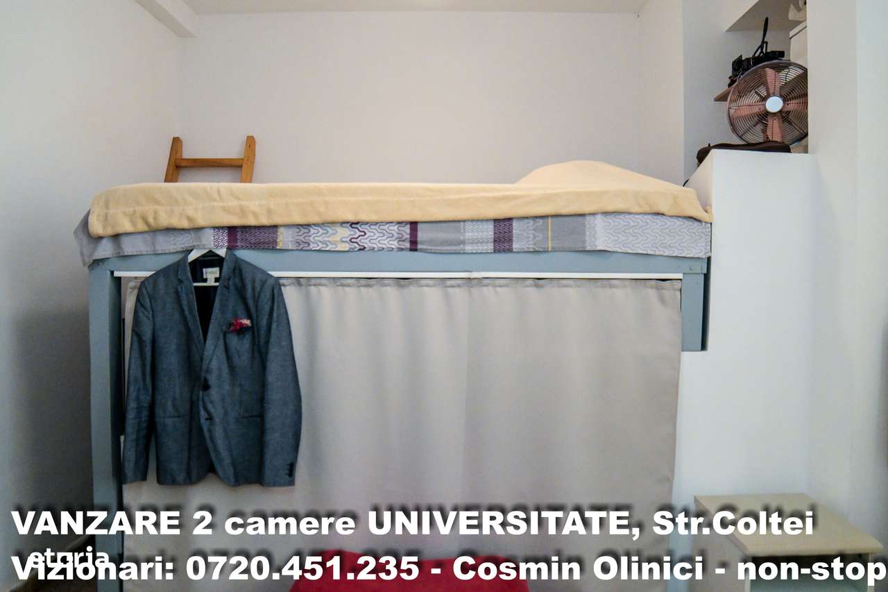 Vanzare 2 camere | Str. Coltei | Parter | 45 mp | Fara risc seismic - Imagine principală: 5/13