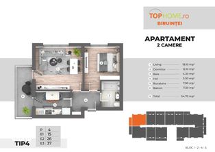 Oferta Apartament 2 camere Bloc Nou metrou Berceni Dimitrie Leonida