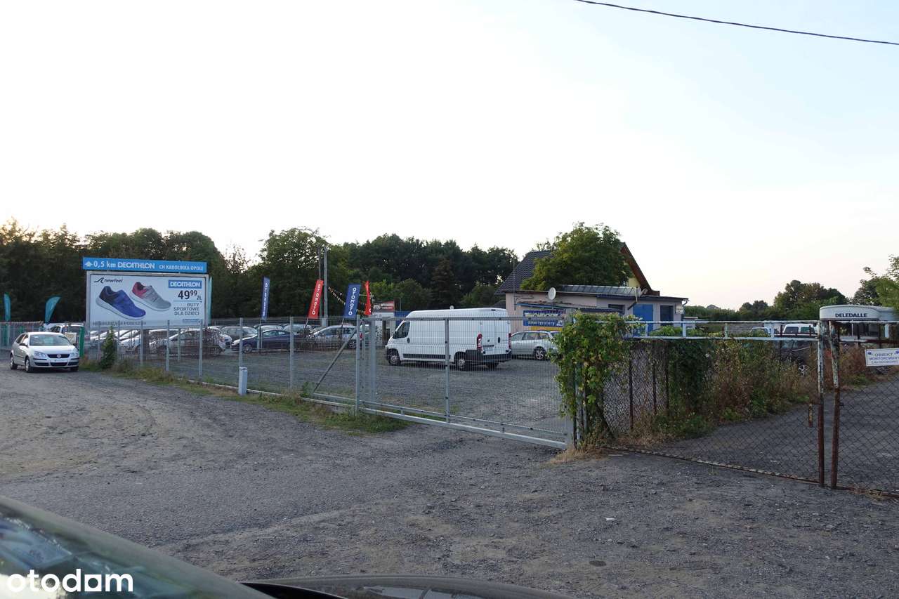 DO WYNAJĘCIA – UTWARDZONY TEREN KOMERCYJNY 3200 m² Z BUDYNKIEM