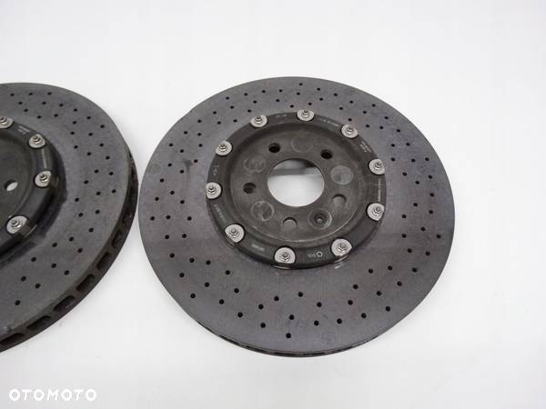 Audi R8 06-15 RS5 10-16 tarcze ceramiczne 420615301F 420615302C ORYGINALNE - 5