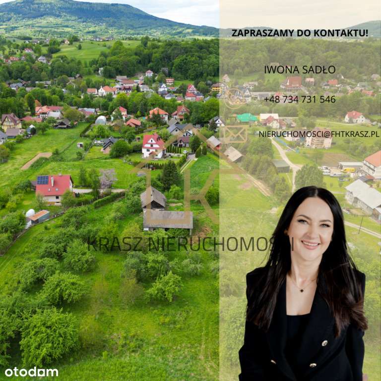 Działka budowlano inwestycyjna z domem w Wiśniowej - Pełny obrazek: 4/11