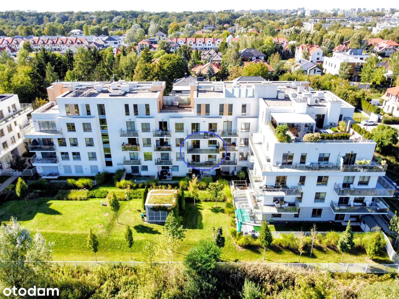 Ciche mieszkanie 47 m2- dwa pokoje. Duży balkon. Zieleń. Warszawa-17