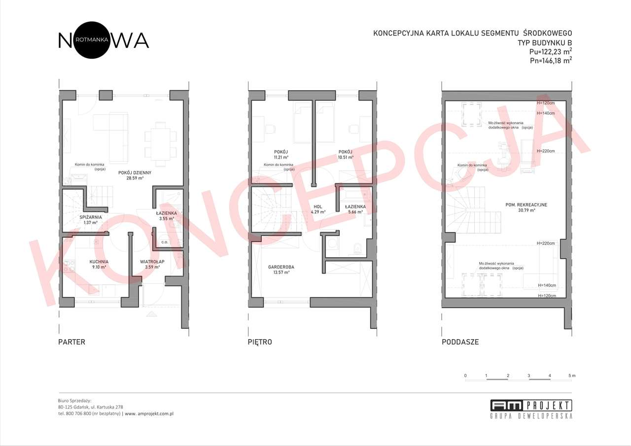 Nowa Rotmanka | AM Projekt| dom z ogrodem |Nowe Osiedle 146m2 - Pełny obrazek: 3/5