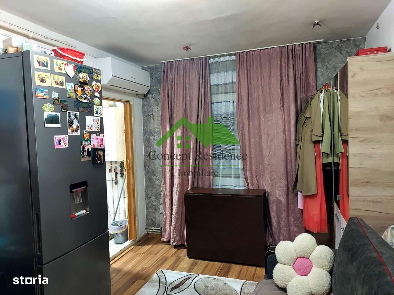 Garsonieră conf. 2, parter, renovată, Dragoș Vodă – mobilată/utilată-2