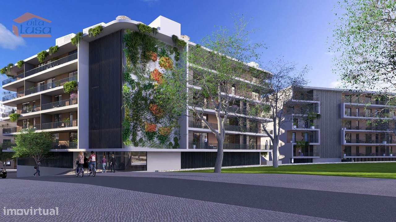 Armação de Pera,  T0 Novo com varanda, garagem e piscina na cobertura - Grande imagem: 1/22