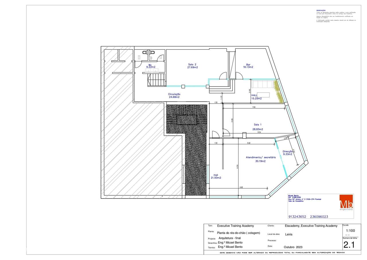 Prédio Comercial com Grandes Áreas – Rua de S. Tiago nº 1, Leiria-8