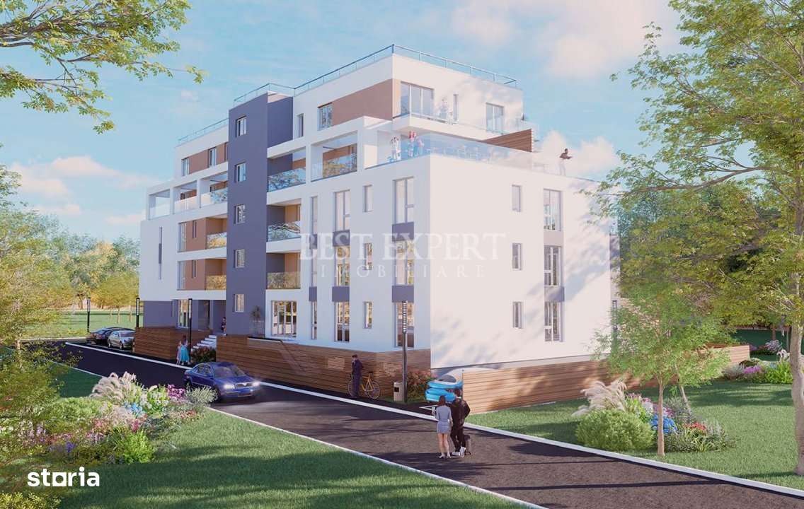 3 Camere Terasa Generoasa- Finisaje Premium -600 m STB