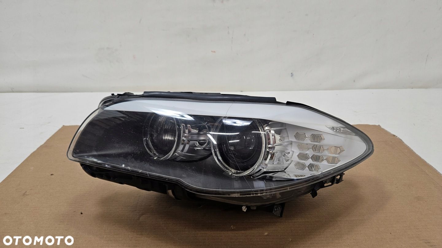 LAMPA LEWA PRZÓD PRZEDNIA BMW 5 F10 F11 XENON SKRĘTNY - 1