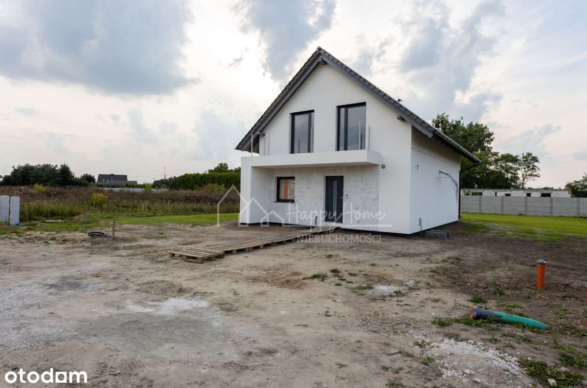 Nowoczesny dom wolnostojący w Kępie—Cicha okolica-7