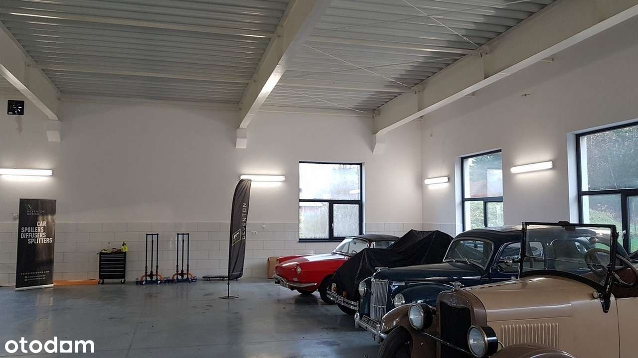 salon samochodowy serwis stacja kontroli hala magazyn myjnia bank - Pełny obrazek: 4/20
