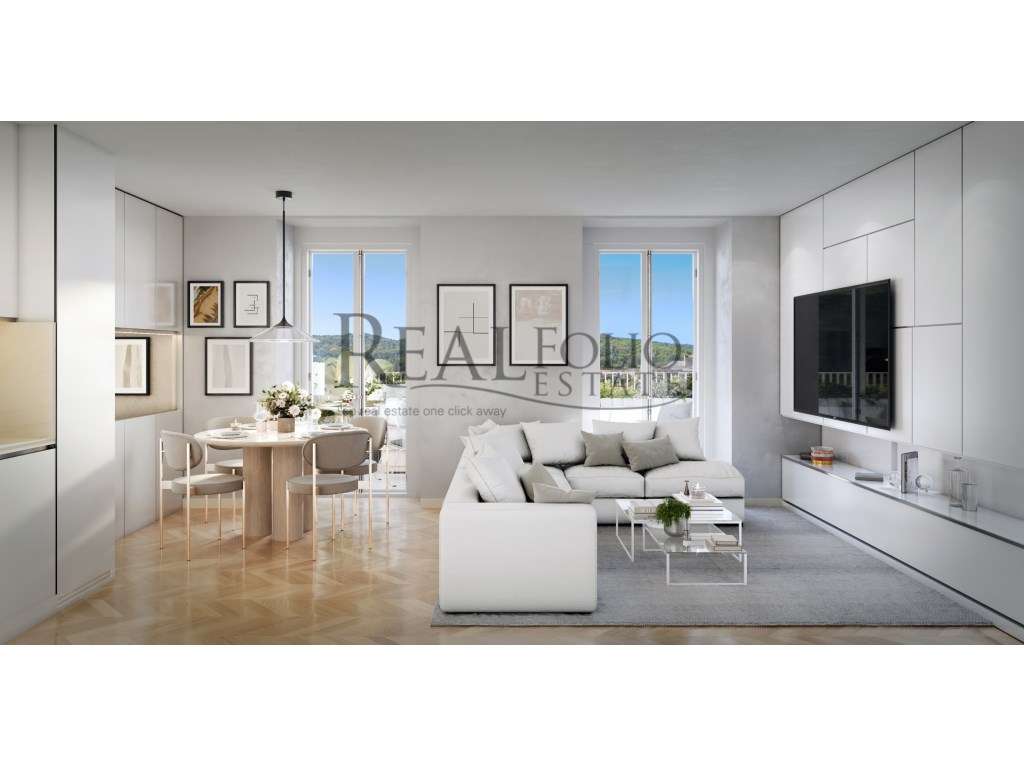 Apartamento T2+1 duplex com terraço e varandas - Grande imagem: 4/51