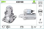 Motor de arranque Opel Corsa Fiat Grand Punto Lancia Musa 1.3 Cdti Multijet Jtd 438168 - 2