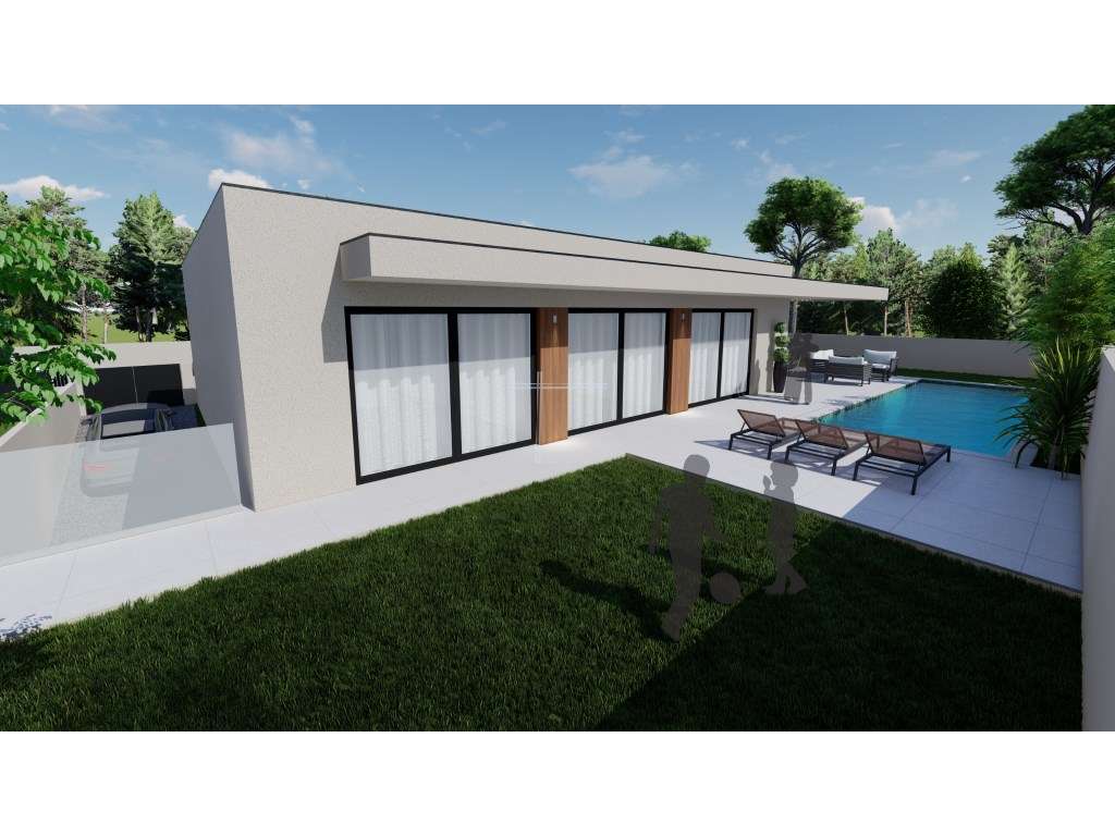 Moradia isolada T5, arquitetura contemporânea com garagem e piscina...-15