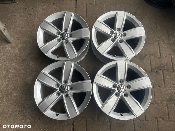 FELGI ALU VOLKSWAGEN VW 7N0 TIGUAN GOLF PASSAT 16 5X112 ET33 ORYGINALNE - 2