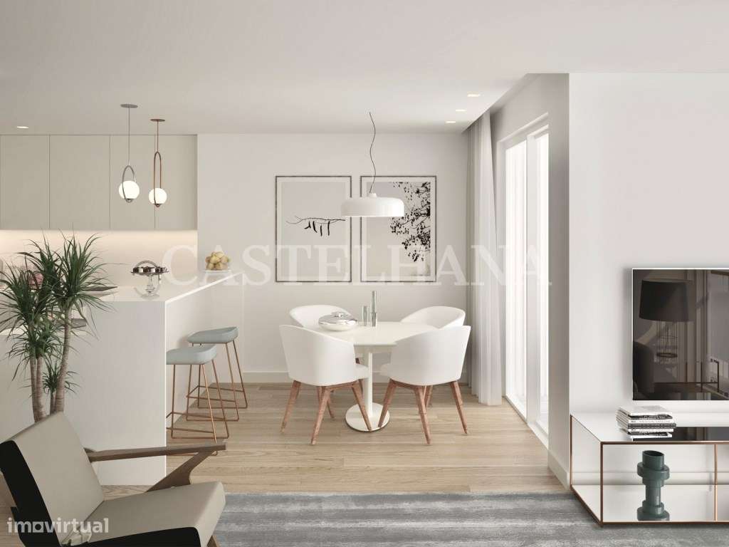 Apartamento T2 com varanda em novo empreendimento em Matosinhos - Grande imagem: 5/79