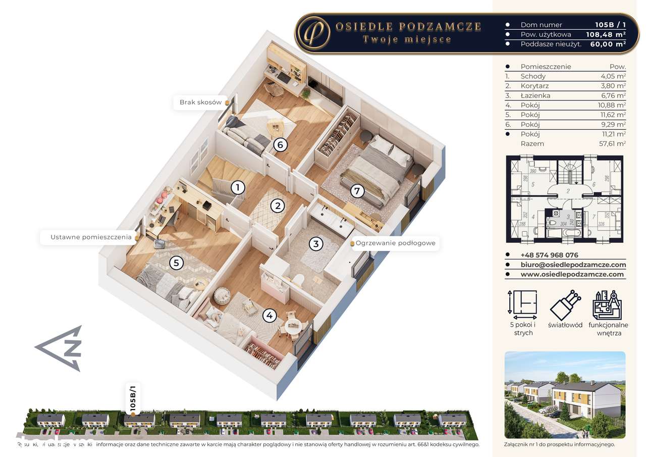 Nowoczesny dom z garażem w cenie mieszkania 5 pokoi -  BEZ CZYNSZU - Pełny obrazek: 4/16