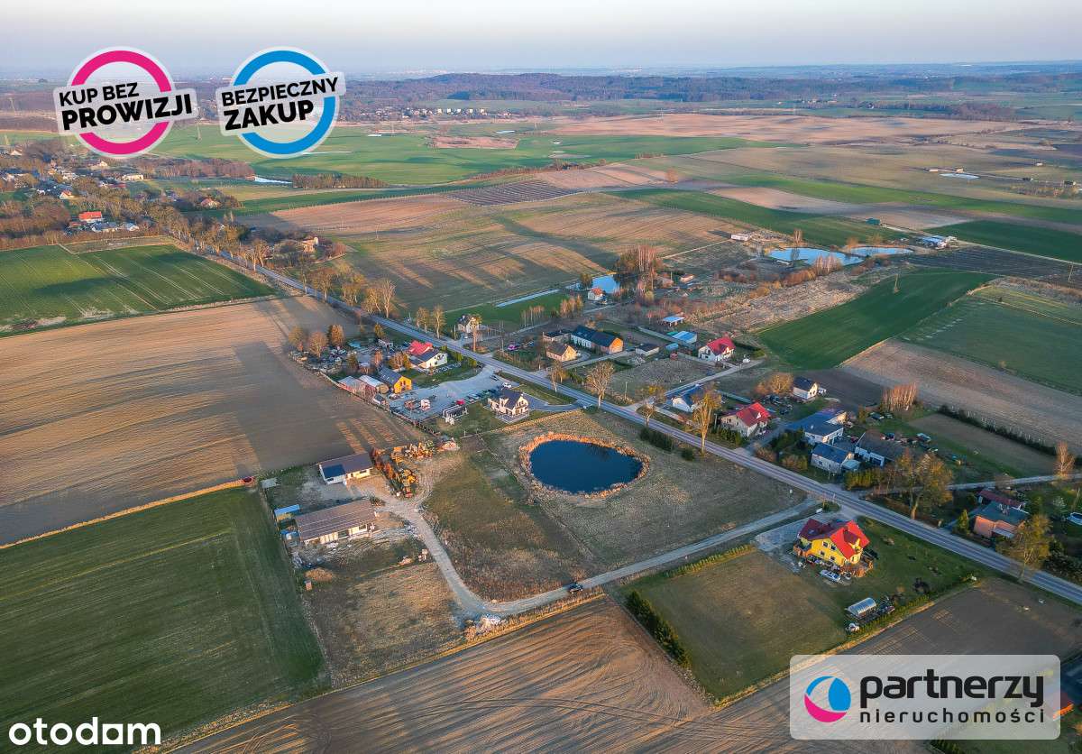 Działka budowlana uzbrojona!!!  1000 m2 k. Trąbek - Pełny obrazek: 5/15