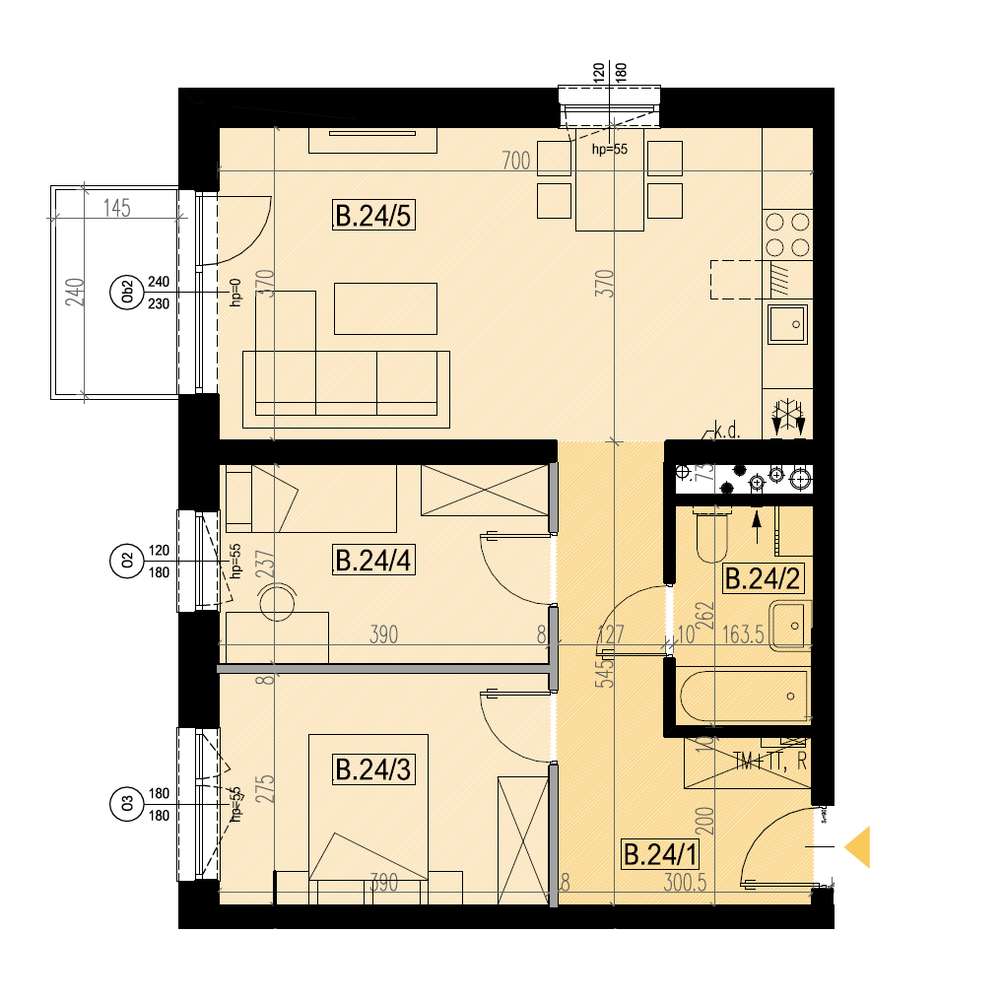 Mieszkanie B24, 60 m2, komfort blisko Rzeszowa!