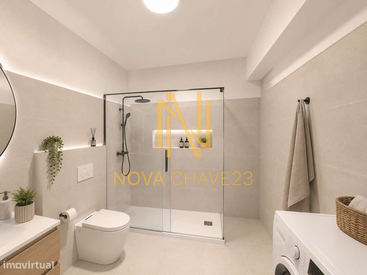 Apartamento T1 na Rinchoa | Cozinha e Sala em Open Space-19