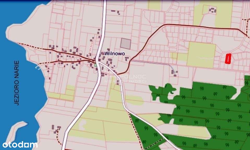 Działka z plażą nad jeziorem Narie - Pełny obrazek: 4/15