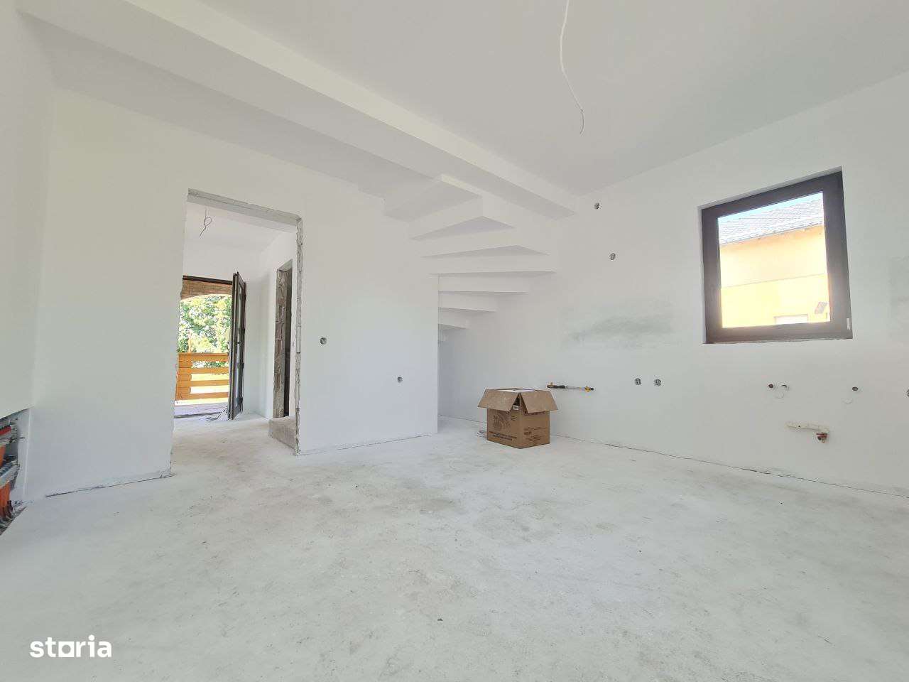 Casa noua cu 4 camere (3 dormitoare) de vanzare Halchiu Comision 0-8