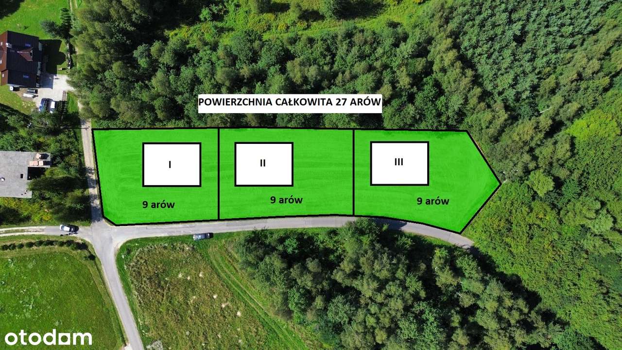 Działka inwestycyjna, WZ na 3 domy, media, 20 min od centrum Rzeszowa - Pełny obrazek: 3/7