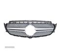 GRELHA DIANTEIRA PARA MERCEDES W213 S213 C238 PRETO CROMADO - 2